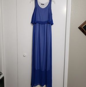 4/$25 Caramela blue maxi dress